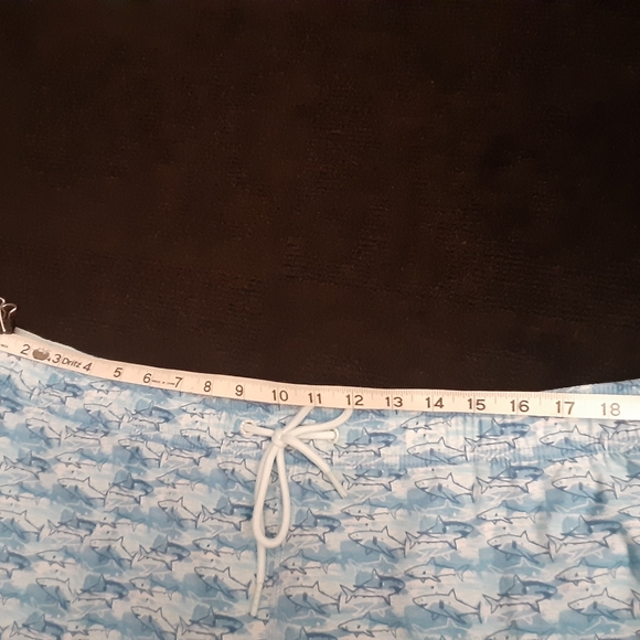 Men's Blue Shark Swim Shorts - Picture 5 of 8